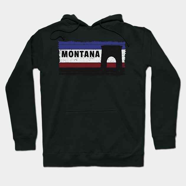 Montana USA The Treasure State Helena Hoodie by c1337s